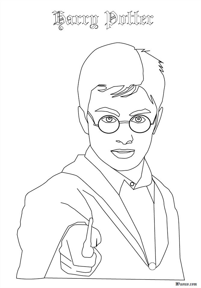 Coloriage Harry Potter