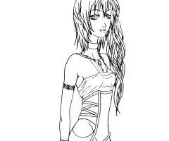 Coloriage Serah Farron