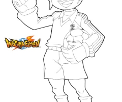 Coloriage Mark Evans Inazuma Eleven