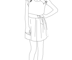 Coloriage Martina Stoessel