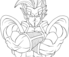 Coloriage Baby Vegeta