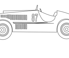 Coloriage Ferrari ancienne