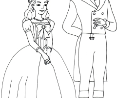 Coloriage princesse Sofia Prince