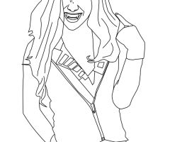 Coloriage Chica Vampiro